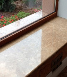 Подоконники из  искусственного камня